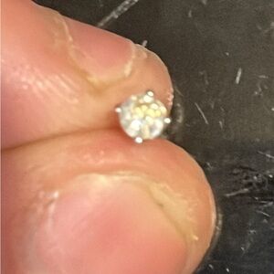 Elegant Silver Stud Earring